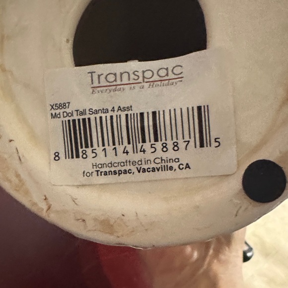 Classic Santa Claus Holiday Figurine - Red and White MD DOL TALL SANTA - Picture 12 of 14